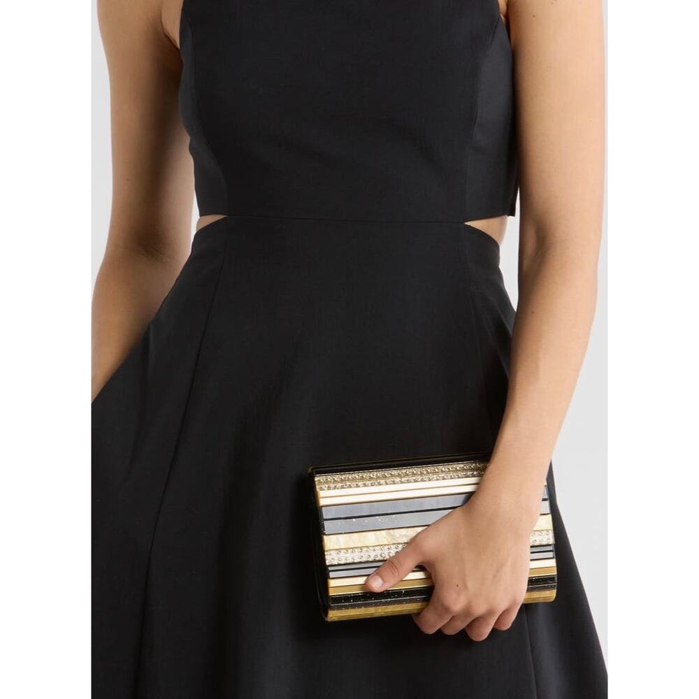 Kurt Geiger London Party Acrylic Flap Clutch/ Crossbody NWT - Picture 3 of 6